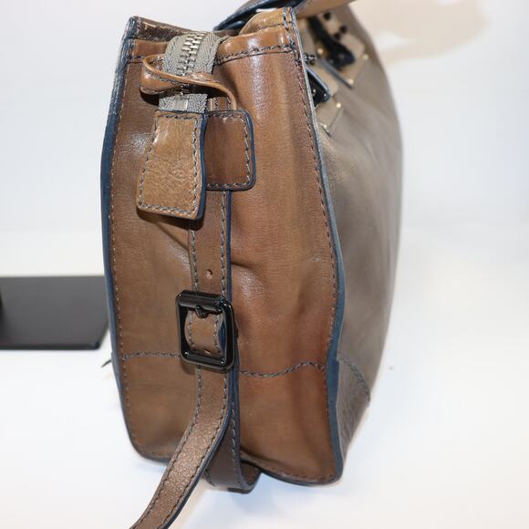 Chloé Paddington East/West Satchel Brown Leather Heavy Chunky Style - Picture 3 of 8